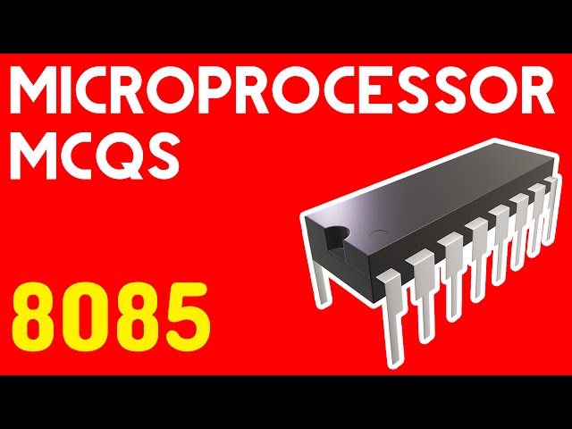 Microprocessor 8085 MCQs | TOP 40 MCQs on Microprocessor with Theory | UPPCL | MSEB | GATE | Hindi 🔴