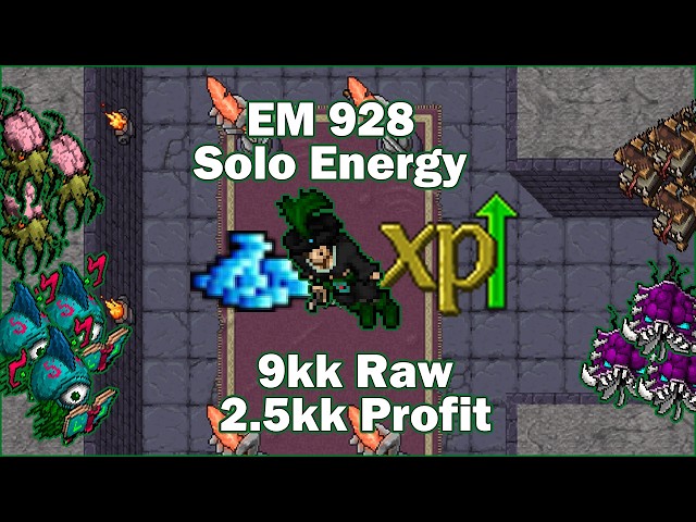 EM 928 Hunt SOLO ENERGY LIBRARY - Tibia Monk Hunt [15.32] - Post Monk Rebalance Buff