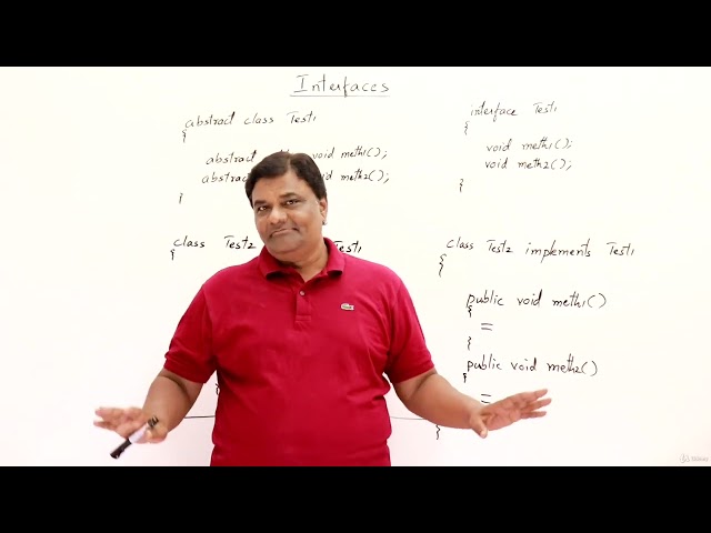 14.1 : What are Interfaces — [Abdul Bari] Java Course