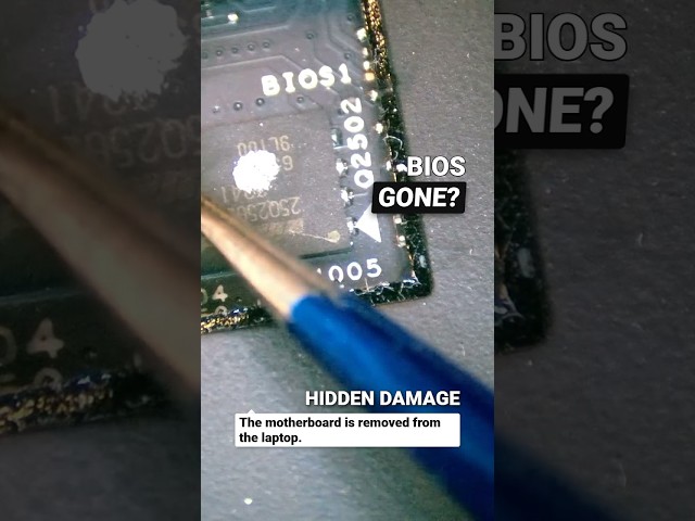 The BIOS Chip Exploded #technology #computerrepair