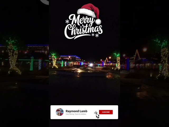 Hilton Head Island Christmas Lights Walk-through #christmaslights #shorts