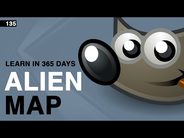 Alien Map Basics in Gimp