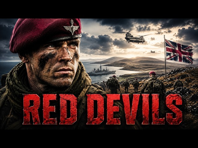 RED DEVILS – British Paratroopers | (Official Lyrics Video)