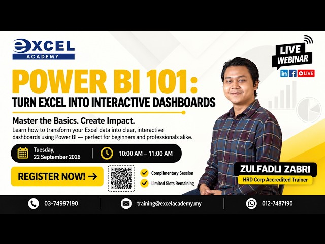 Power BI 101: Turn Excel into Interactive Dashboards | Learning Hour Ep 157