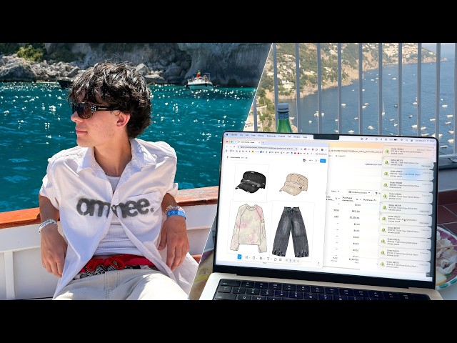 traveling europe while running my clothing brand