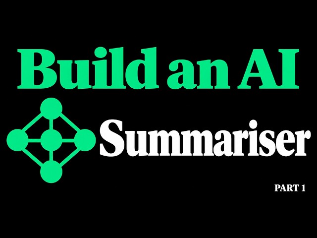 How to Build an AI Text Summariser with Python and Claude | Part 1