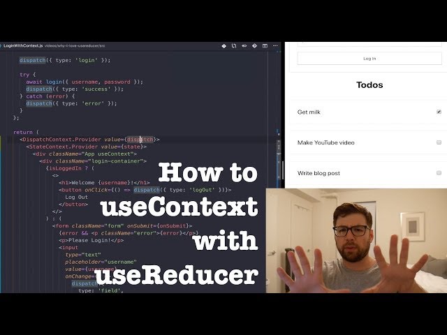 How to useContext with useReducer