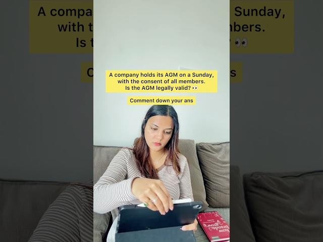 Can an AGM be held on sunday?