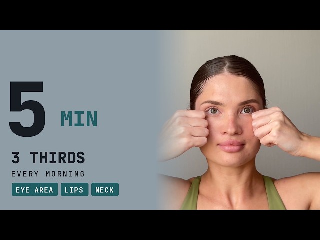 5 Minute Full Face Toning Routine (Follow Along)