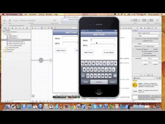 CoreData with Storyboard Tutorial Part 1