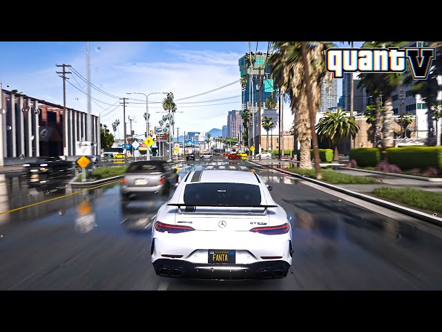 GTA 5 2021 - QuantV 3.0 + Rain Enhancement Script - Ultra Realistic Settings RTX™3090 Graphics Mod