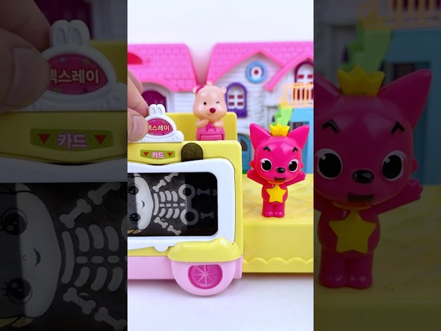 ASMR Unboxing Mini PinkFong & Pororo Ambulance Doctor Set Toy , Satisfying With Bumba ASMR #shorts