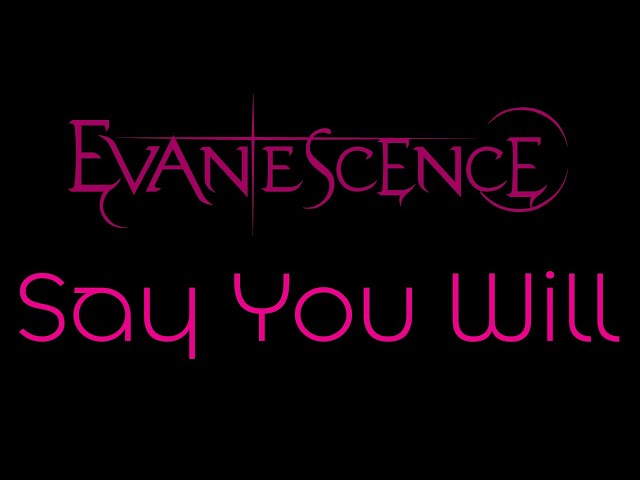 Evanescence - Say You Will Lyrics (Evanescence)