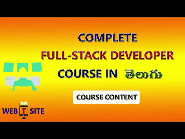 FULL STACK DEVELOPMENT COURSE IN TELUGU || WEB DEVELOPMENT FULL COURSE || WEB TUTORIAL SITE