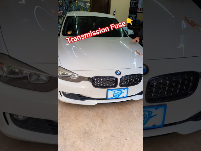 BMW F30 F31 🛠️ TRANSMISSION FUSE👉#bmw #f30 #bmw3series #beamers #easy #fix #video #transmission