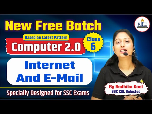 Computer class 6| Internet and E-mail computer tutorial
