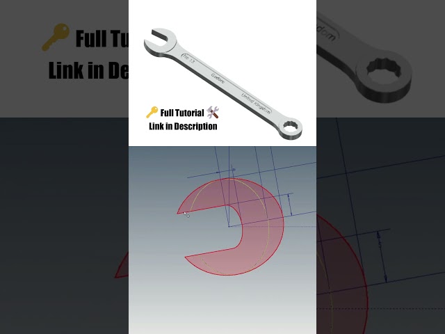 Spanner Modelling | Autodesk Inventor | 2025 #3dprinting #autodeskinventor #cad #mechanic