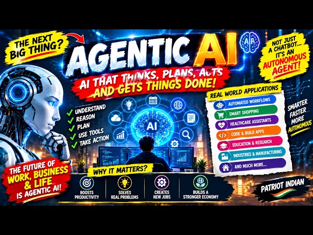 AGENTIC AI: The AI That THINKS, PLANS & ACTS! 🤖 | UPSC Current Affairs