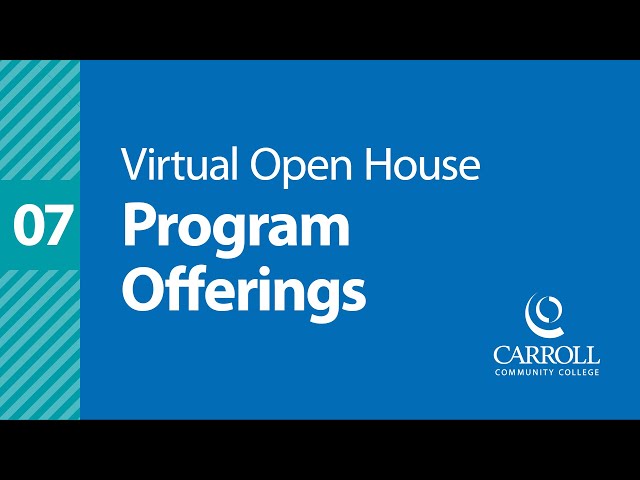 Virtual Open House 7 | Program Offerings
