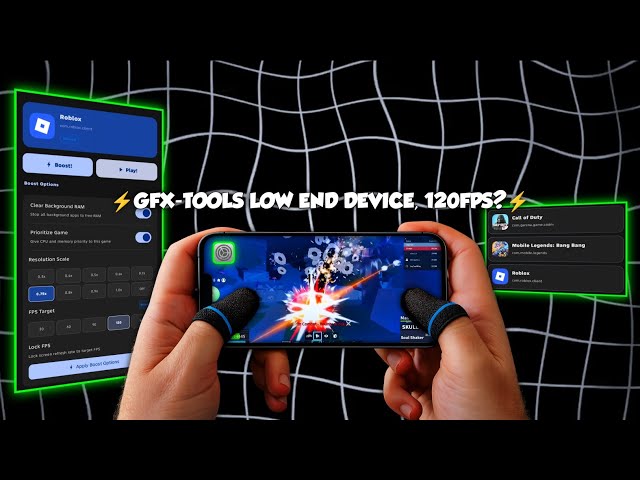 This New GFX-Tools makes LOW-END Phone much better! ⚡No Root, 120FPS ?!