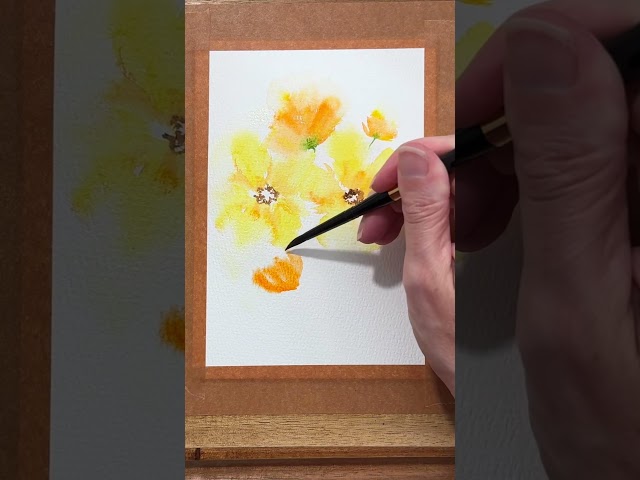 How to Paint Soft & Delicate Watercolor Flowers