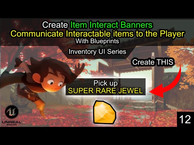 How to Make an Item Pickup UI Banner (EASY) | Unreal Engine 5