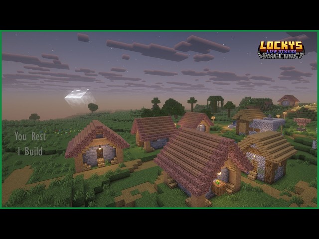 Slow Pace Village Building | Relaxing Minecraft Low Commentary