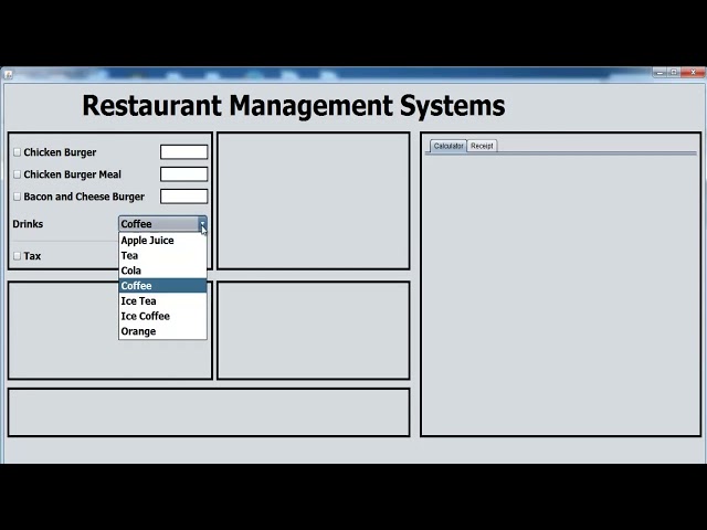 How to create Restaurant Management Systems in Java NetBeans - Full Tutorial