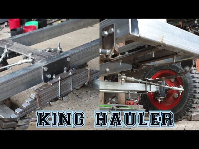 king hauler scale 1/6, part2, homemade chassis