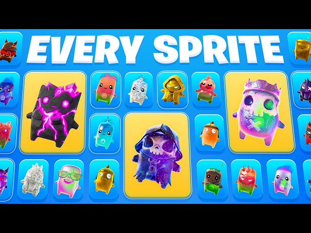 Collecting & Mastering EVERY SPRITE SPEEDRUN!
