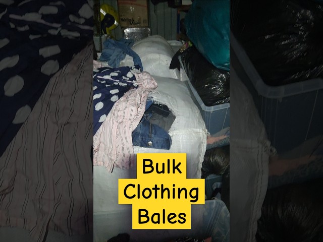 Bulk Clothes Bales To Resell On Ebay, this is a lot of work