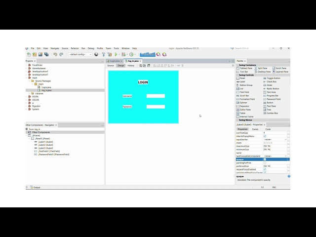 java netbeans GUI tutorial 