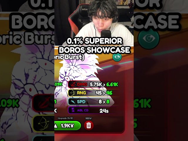 Showcasing 0.1% Boros In Anime Squadron Roblox! #roblox #anime #animesquadrons