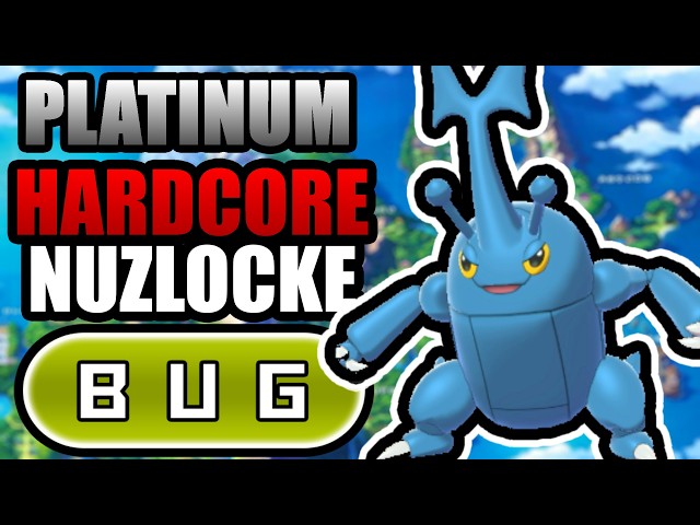 Pokémon Platinum Hardcore Nuzlocke - BUG Types Only! (No items, No overleveling)