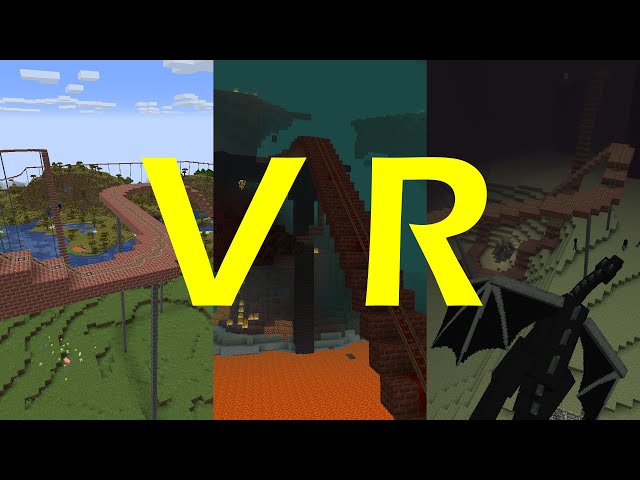 [VR 360°] Minecart Journey - Minecraft 360° 3D