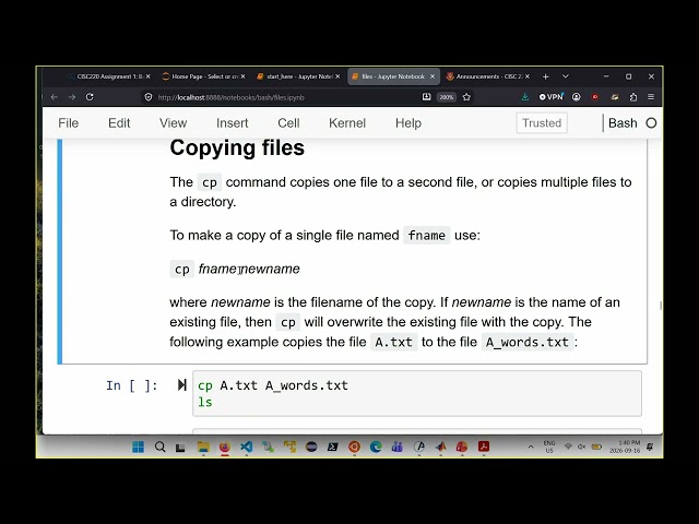 Lecture 5: Removing and copying files; Permissions