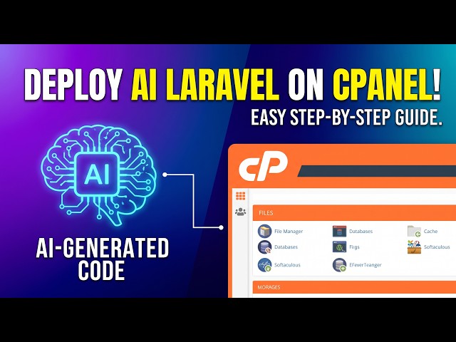 How to deploy Ai generated PHP Laravel code on cPanel