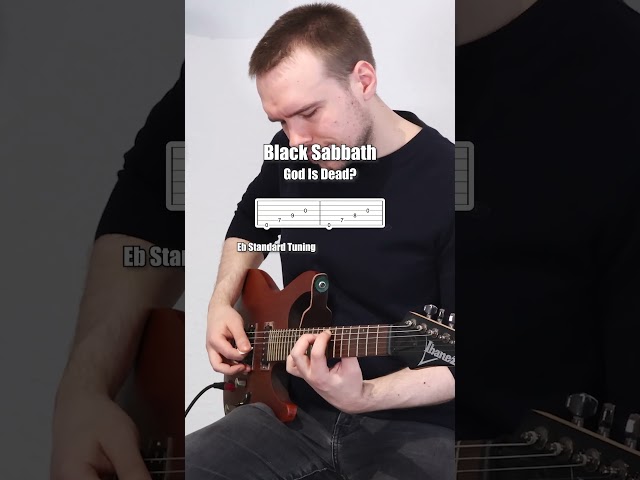 Top 5 BLACK SABBATH Guitar Riffs