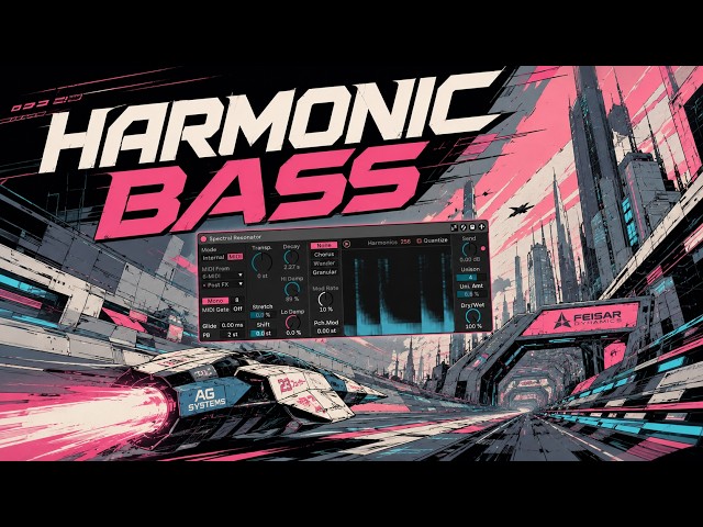 Turn Drum Loops into basslines with Spectral Resonator (Ableton Live 12)