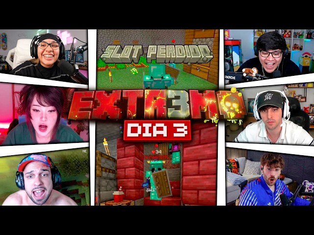 ALL DEATHS FROM DAY 3 | EXTREME MINECRAFT 3 | KARMA PLUS