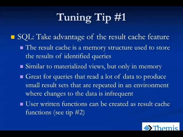 20 Essential Oracle SQL and PL/SQL Tuning Tips