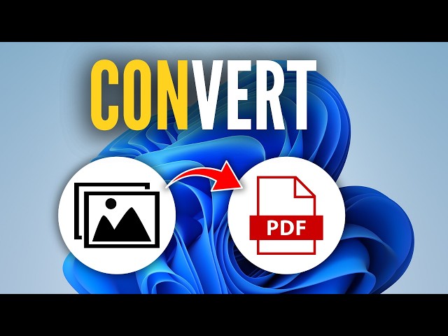 How To Convert Image To PDF