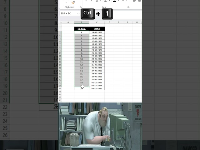 Add1 or 1. to Serial Numbers in Excel Instantly!#excel #microsoftexcel #spreadsheets