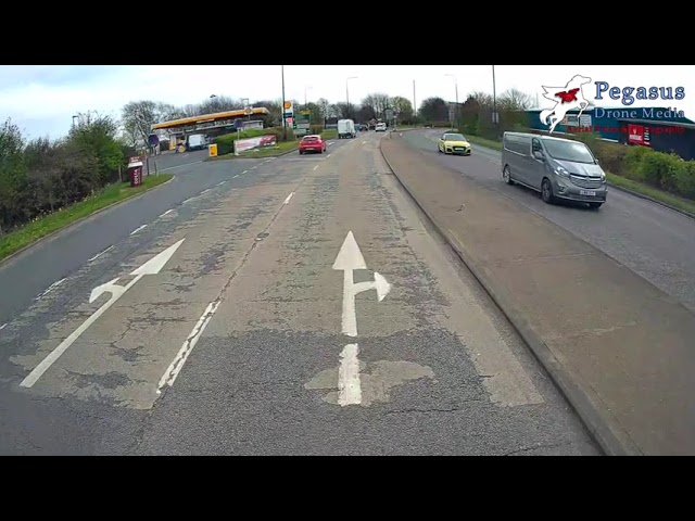 Full Length 6o mins C+E artic LGV test route in Grimsby