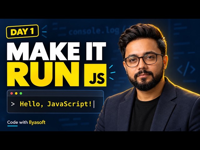 JavaScript Tutorial for Beginners: Your First Program | Day 1