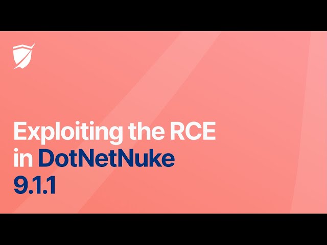Demo: Remote Code Execution in DotNetNuke 8.0.4