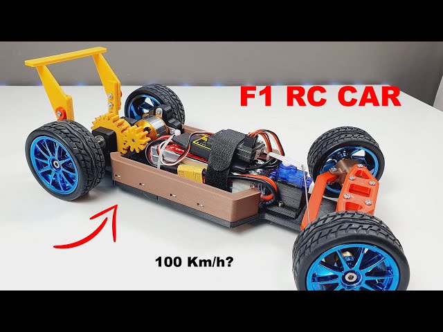 I 3D Printed a Brushless F1 RC Car!
