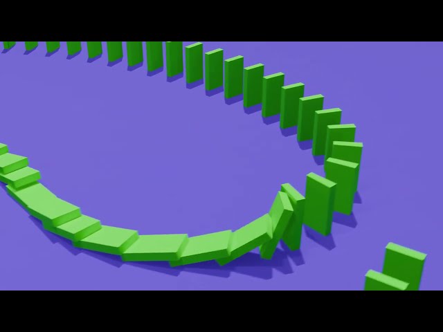 The Perfect Domino Effect | Blender 3D