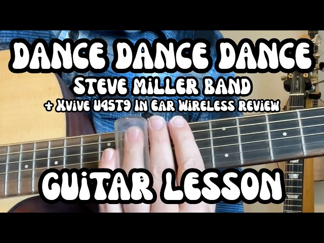 STEVE MILLER Slide Guitar Lesson DANCE... + Xvive U45T9 In Ear Monitor Review and Demo