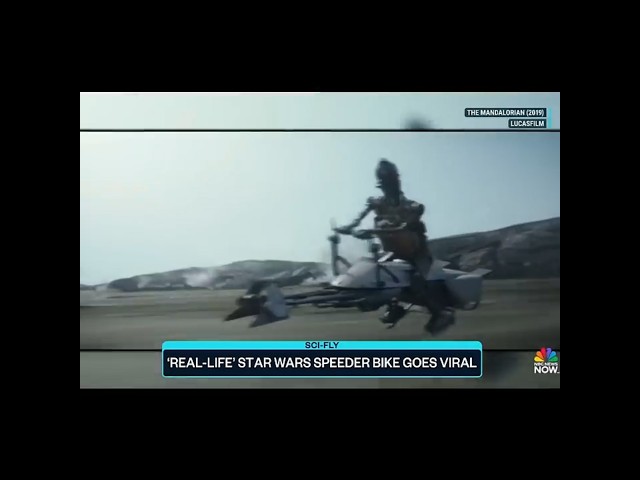 creation of 'real life' 'Star Wars' speeder bikes #volonaut